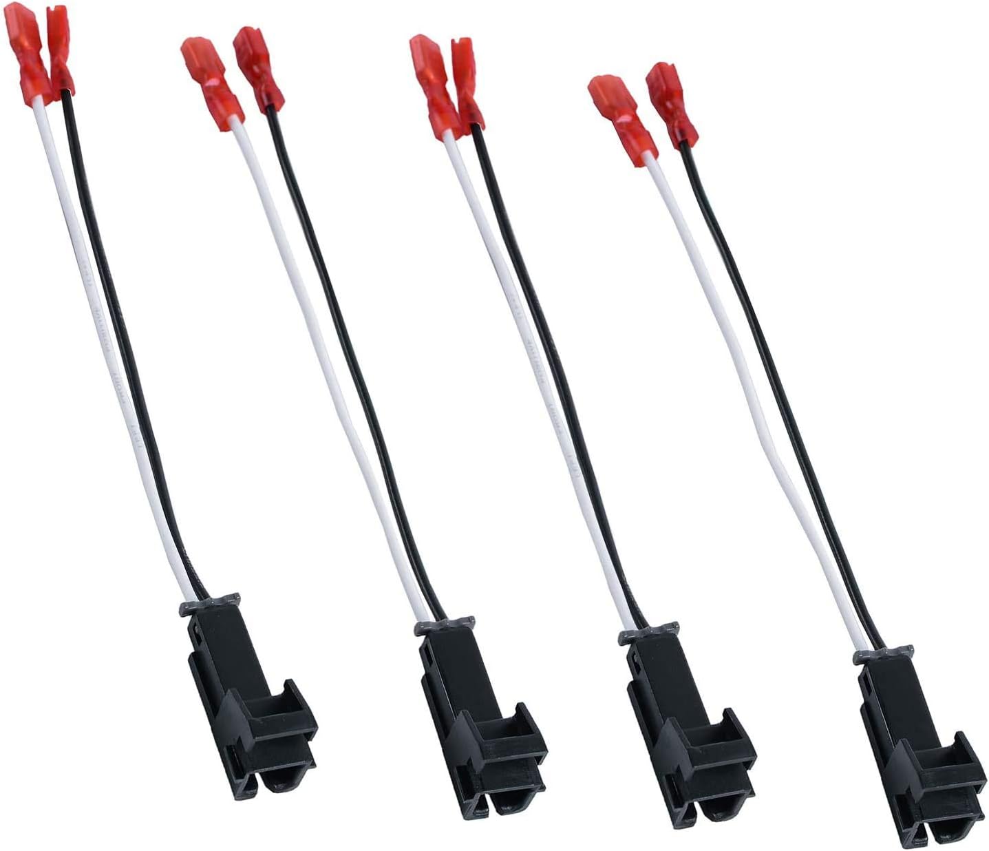 HSTECH 72-4568 2 Pairs (4 Pack) Speaker Harness for Selected General Motor Vehicles Total Adapters: Automotive