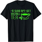Sudo Apt-Get Install Coffee Linux Programmer T-Shirt