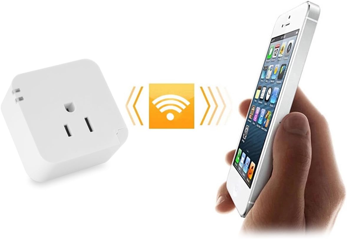Kankun Smart Wireless Wi-Fi Smart Plug for IOS Andoid Smartphone/Tablet iPhone iPad Samsung HTC LG Sony