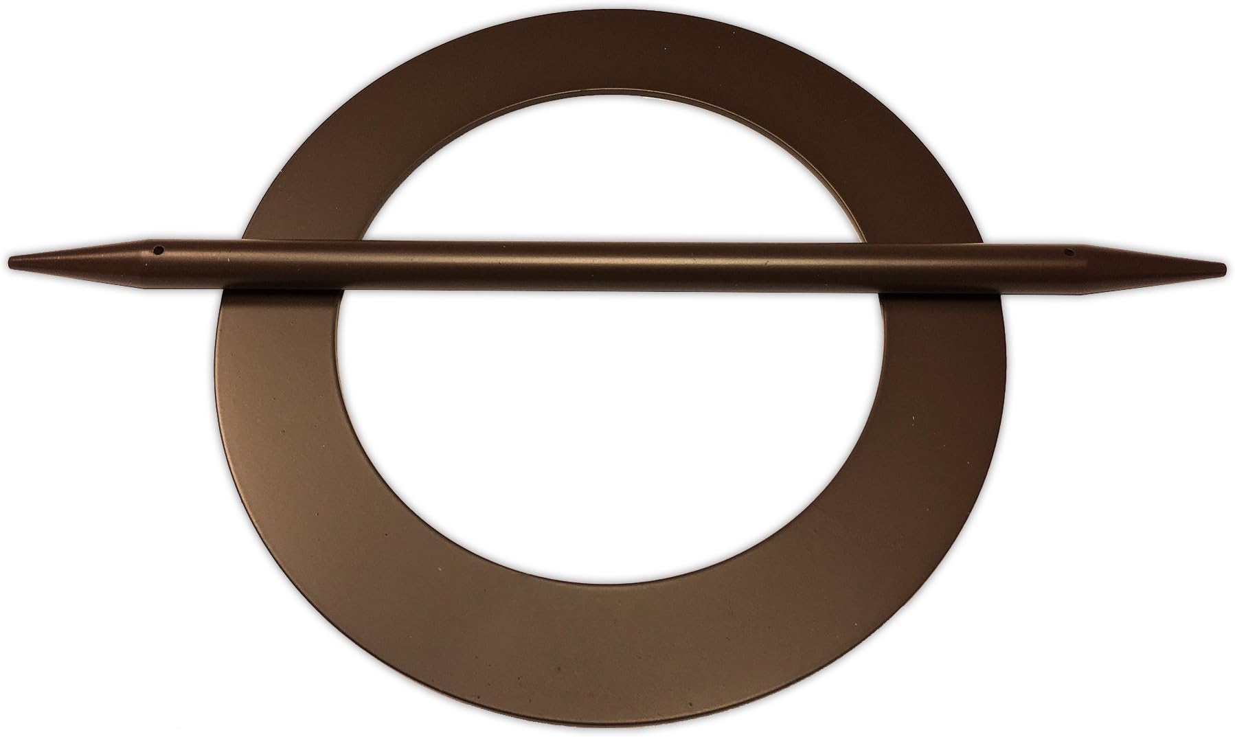 Tilld – Roman Circle Metal Bobby Pins With Brown Curtain Clip Fastening Spike