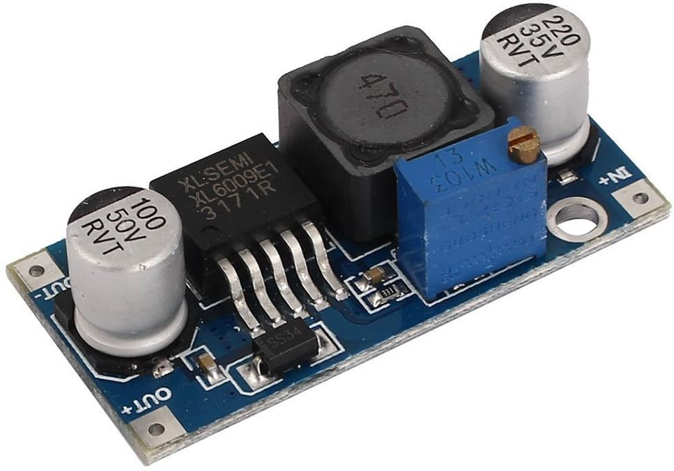 MYLB-XL6009 3-32V To 5-35V DC-DC Adapter Booster Circuit Board Module Blue