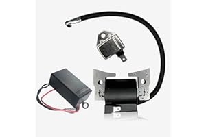 Ignition Coil 101909201& RPM REV Limiter 1019094-01& Ignition Module 21119-2161 Fits for Kawasaki FE290D FE350D for Club Car Golf Cart DS 1997-UP QINLANAP