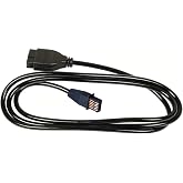 Mitutoyo 905338, Digimatic Cable, 40, Straight Type | Straight Plug, Connects Digital Gages To Spc Processors, Counters, Or Pcs, Stable Signal Transmission, Precise Measuring Tool