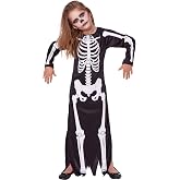 Karnival Costumes Skeleton Bones Dress Girl's Costume