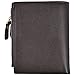 HOPSOOKEN Mens Leather Bifold Wallet Rfid Men Slim Front Pocket Wallet Trifold (Coffee)