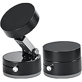 JOYTUTUS Vacuum Suction Magnetic Phone Holder, Reusable Suction Cup Phone Mount for Car, Mirror, Kitchen, Window & Bathroom, 