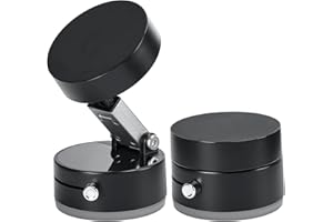 JOYTUTUS Shower Phone Holder, Reusable Suction Cup Phone Mount for Shower, Mirror, Kitchen, Window & Bathroom, Shower Phone Mount Compatible with iPhone 16, 15, 14, 13, 12 & All Phones,Black,1 Pack