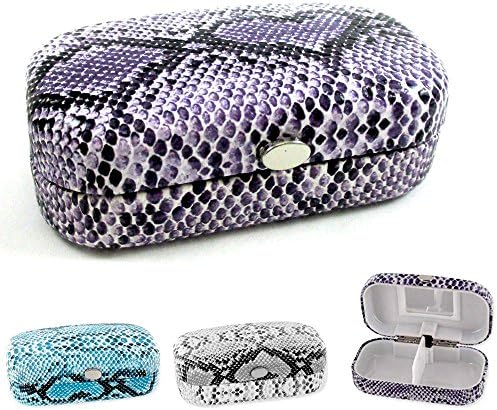 Designer Pillbox Medicine Storage Vitamin Container Tablet Holder Day Case New (Random Colour)