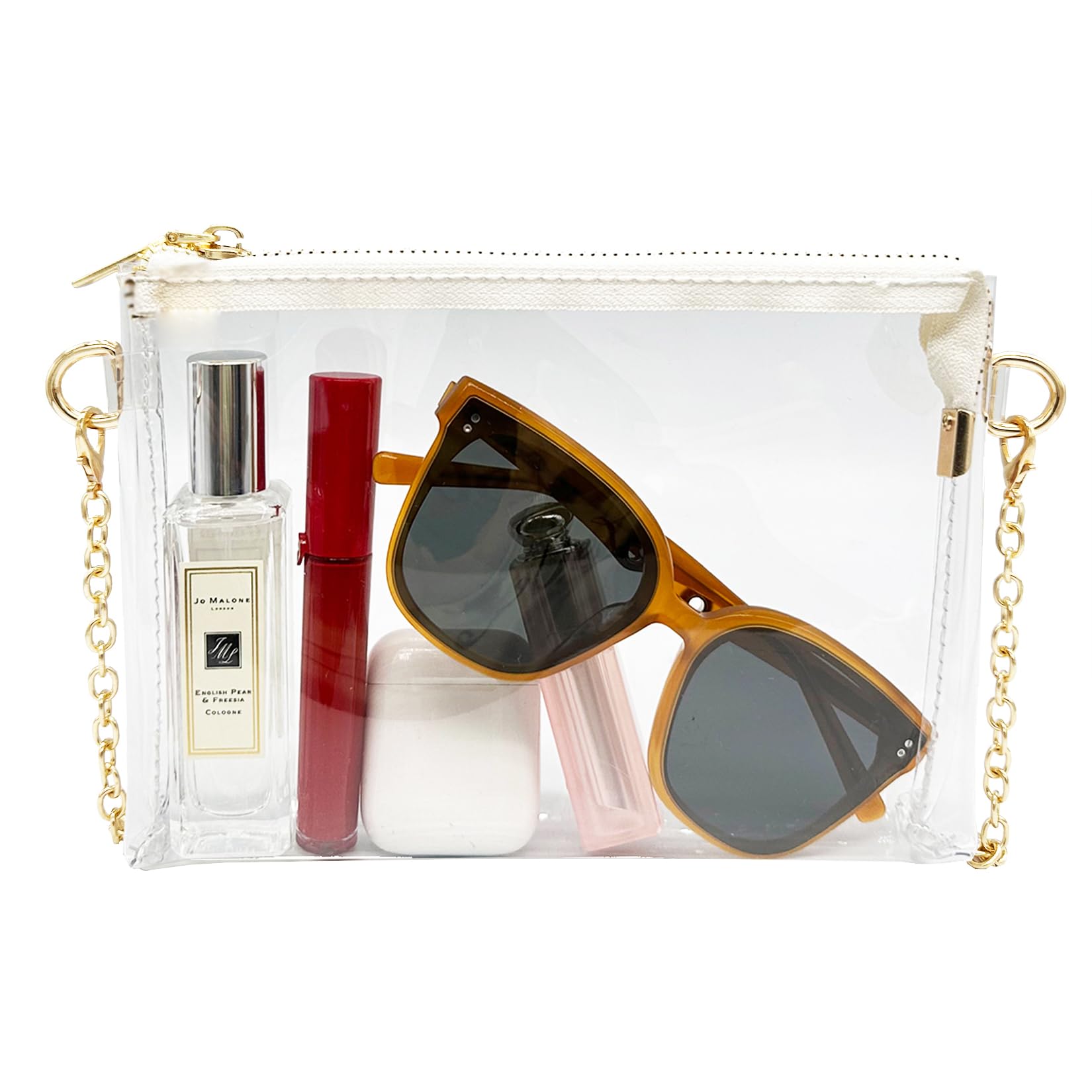 Clear Crossbody Bag Shoulder Handbag,Clear Purses for Women Small Clear Purse Bag Stadium Approved for concerts