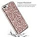 Vofolen Bling Case for iPhone 8 Plus Case 7 Plus Case Glitter Crystal Shiny Heavy Duty Protection Dual Layer Hybrid Protective Shell Soft TPU Bumper Armor Hard Cover for iPhone 8 Plus 7 Plus Champagne