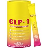 Yalei GLP-1 Drink Mix–Support Dual Action Craving & Metabolism | Berberine, Cinnamon .Chromium, 5-HTP, Yerba Mate & Magnesium | Supports Blood Sugar & Gut Health | Strawberry Flavor–30 Sticks