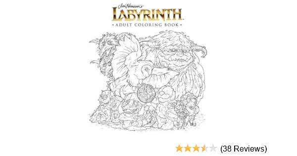 Amazon Com Jim Henson S Labyrinth Adult Coloring Book
