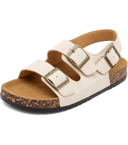 Birki\'s Milano Sandals Cream Men 8 EU 41 Backstrap Cork Footbed Comfort Amazon.com | Birkenstock Back Strap  main image 3