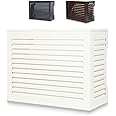 Airdeko Premium Mini Split AC Air Conditioner Cover for Outside Units - Decorative Metal Mini Split Condenser Cover - Rustproof, All-Season Outdoor Protection with Sleek Design - Secure & Durable (L)