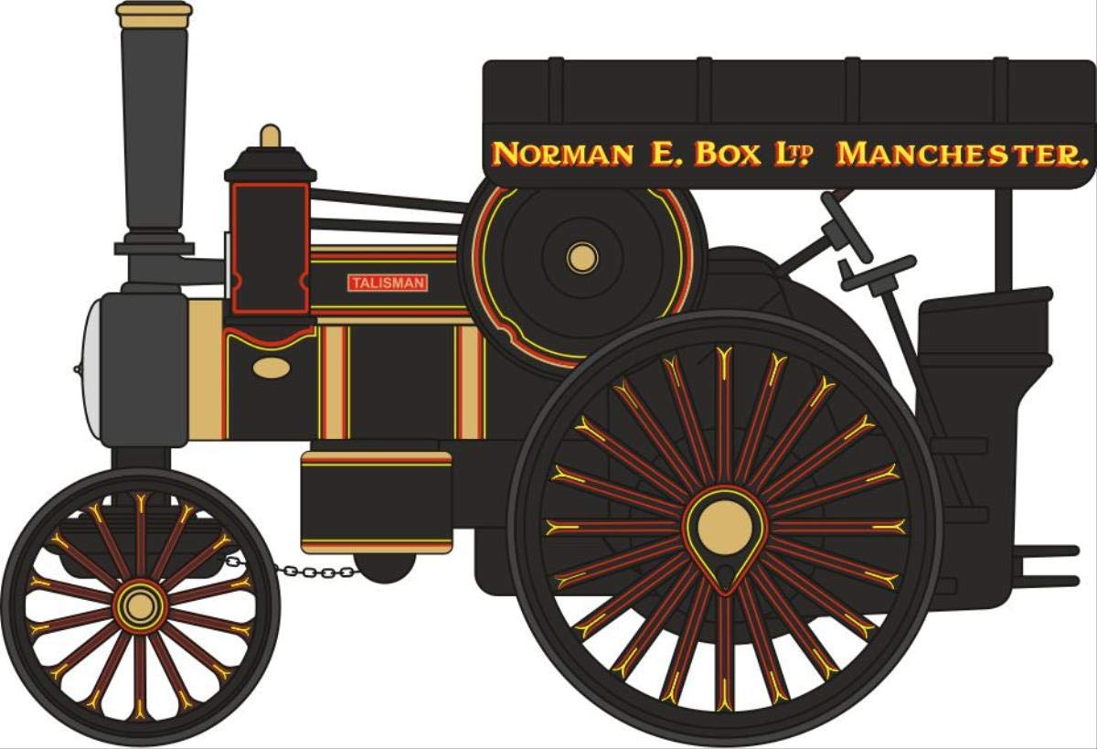 Oxford Diecast 1:76 Fowler B6 Road Locomotive No16263 Talisman Norman E Box Collectable model 76FOW005