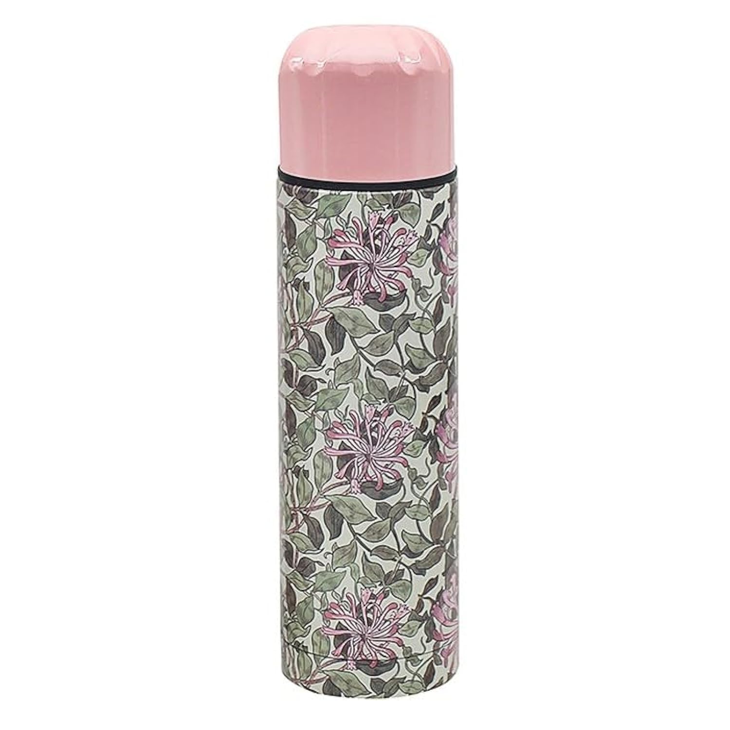 Lesser & Pavey 500ml Designed Stainlesss Steel Water Bottle | Eco Friendly Stainlesss Steel Bottle With Lid & Carry Handle | Honeysuckle Bottles For Office Sports or On The Go - William Morris