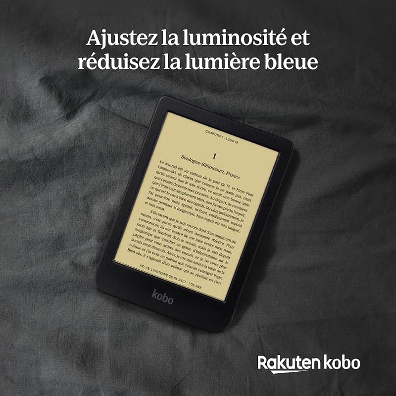 Clara BW | Liseuse | Écran Tactile Anti-reflet de 6” avec ComfortLight Pro | Option de Mode Sombre | Livres Audio | Étanche | 16 Go de Stockage | Noir