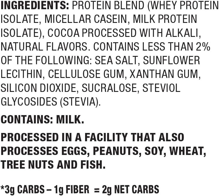Quest Nutrition Chocolate Milkshake Protein Powder, High Protein, Low Carb, Gluten Free, Soy Free, 48 Ounce (Pack of 1): Health & Personal Care