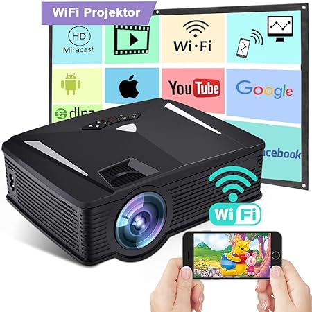 Vídeo proyector, Weton 1080P Full HD proyector de vídeo Mini ...