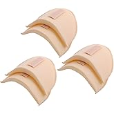 WLLHYF 3 Pairs Set-in Shoulder Pads 1.5cm Thickening Sewing Sponge Shoulder Pad Breathable Foam Shoulder Enhancer for Women Men Clothing Round Sloping High Low Shoulders Blazer Suit T-Shirt