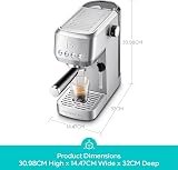 Casabrews 3700 Essential Espresso Machine 20 Bar Stainless Steel view 7