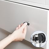 Tomoyuki 2 Pcs Cabinet Locks 16mm Letterbox Locks with 6 Plates Keys view 7