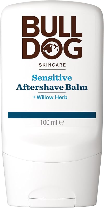 BULLDOG Sensitive After Shave Balm 100 ml for Men Hydrates Soothes