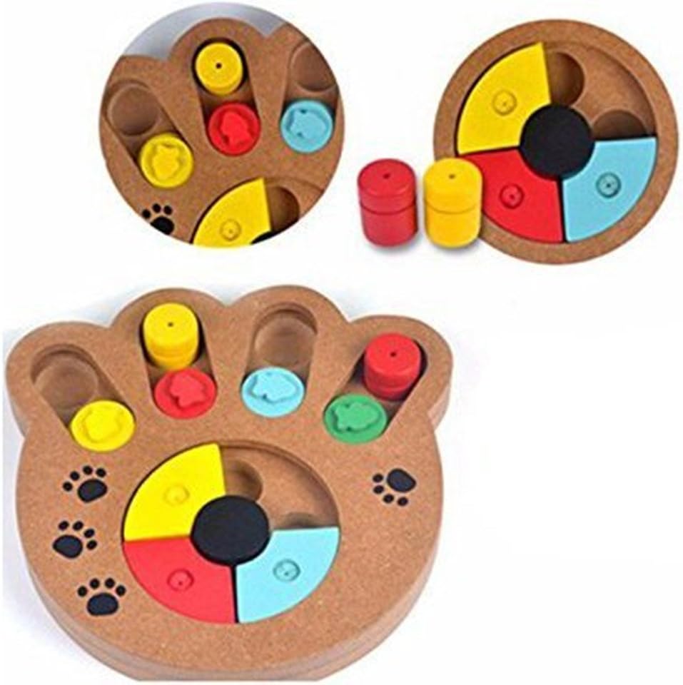 Kuiji Pet Intelligence Toy Interactive Fun Hide and Seek Food Treated