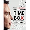 TimeBox: The ultimate A4 time boxing planner from Elon Musk time management: Updated Elon Musk's Time Management Method, Top 3 Tasks + Secondary ... 100 Days Time Boxes, Productivity Boost