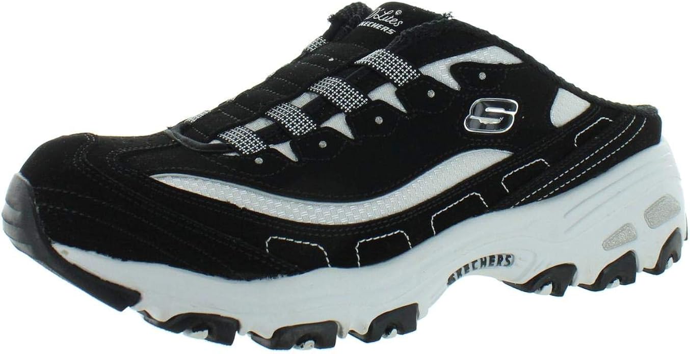 skechers slip on clog sneakers