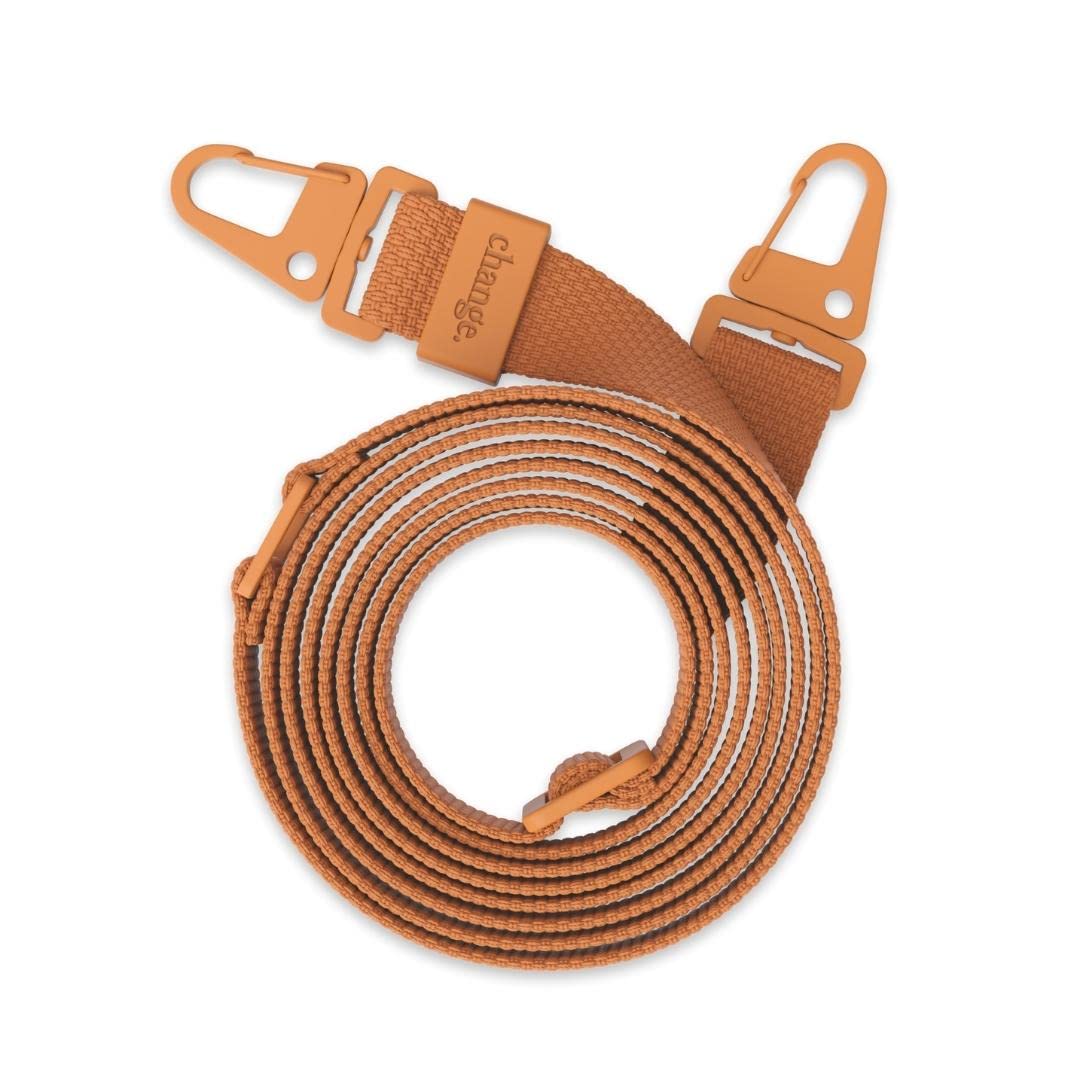 Woodcessories - Replacement Strap Made of Oeko-Tex Fabric Compatible Change Cases - Sustainable Replacement Mobile Phone Chain (Orange)