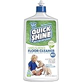 Quick Shine Pet Floor Cleaner 27 oz, Removes Dog &amp; Cat Messes | Powered by Baking Soda, Clean Breeze Essence, pH Neutral, No Rinse, PFAS &amp; Ammonia Free, EPA Safer Choice Made in USA