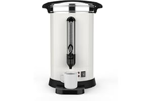 Garvee 18L/120 Cups Coffee Maker-4.8 Gallon Double Wall Commerical Coffee Maker for Buffet Catering Wedding Gathering,Large C