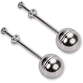 Numola Long Handle Tea Ball Stainless Steel, 2Pcs Premium Tea Infuser Filter for Loose Leaf Tea, Reusable Fine Mesh Tea Inter