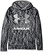 Under Armour Boys' Armour Fleece Printed Big Logo Hoodie, Black /Black, Youth Small