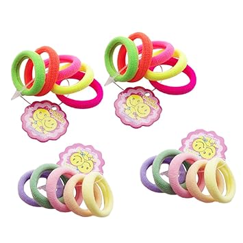 Buy Frcolor 20pcs Hair Ties Stretch Small Colorful Hair Bands