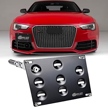 Gtp Front Bumper Tow Hook License Plate Mounting Bracket Holder Relocator For Audi A4 S4 A5 S5 A7 S7 Q5 Tt Rs4 Rs5 Rs7 Allroad Frames Amazon Canada