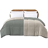 Modern Threads Down Alternative Reversible Comforter Sage Green/Cream Queen