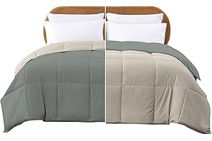 Modern Threads Down Alternative Reversible Comforter Sage Green/Cream Twin