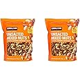 Kirkland Signature Extra Fancy Unsalted Mixed Nuts, 2 Jars (2.5 LB)