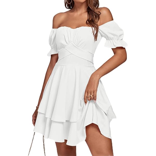 chinese dress ladies Loose Fit Short Dress With Adjustable Sleeves main image 0
