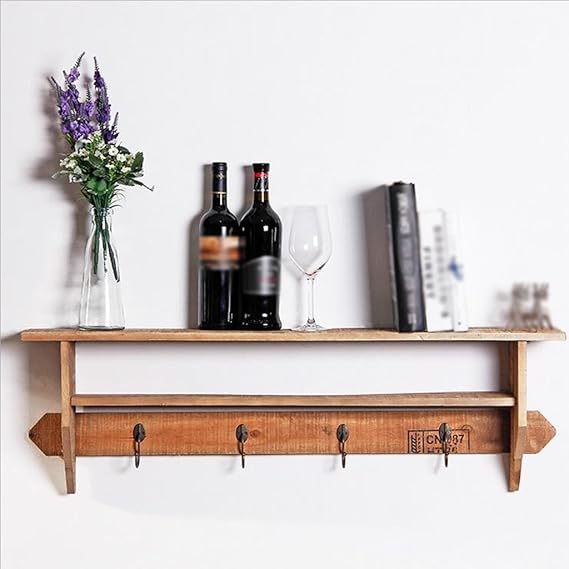 GYP Retro Home Pylon 3 Ebenen Holz Schraube Eingebettete Küche Regal Lagerung Rack kaufen ( Farbe : #1 )
