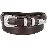 Belts.com Western Buckle Belt Oil Tanned Genuine Leather Ranger Belt 1-3/8"(35mm) Taper to 3/4"(19mm) Wide-Multiple choices