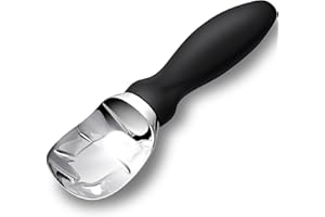 Rainspire Ice Cream Scoop Stainless Steel with Comfortable Handle, Ice Cream Scooper Heavy Duty, Ice Cream Spade Great for Sp