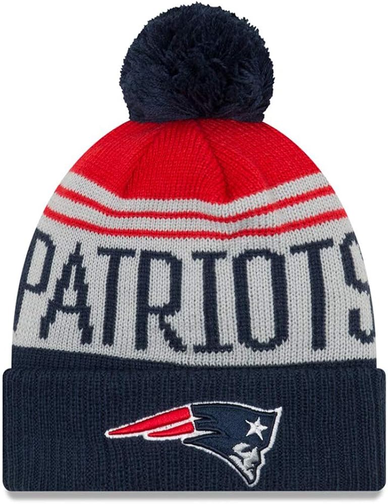 Amazon Com New England Patriots Youth Team Pride Beanie Winter Hat Blue Clothing
