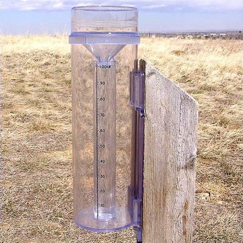 Precision Rain Gauge with Mounting Bracket (14" All Weather) (Heat and frost resistant)