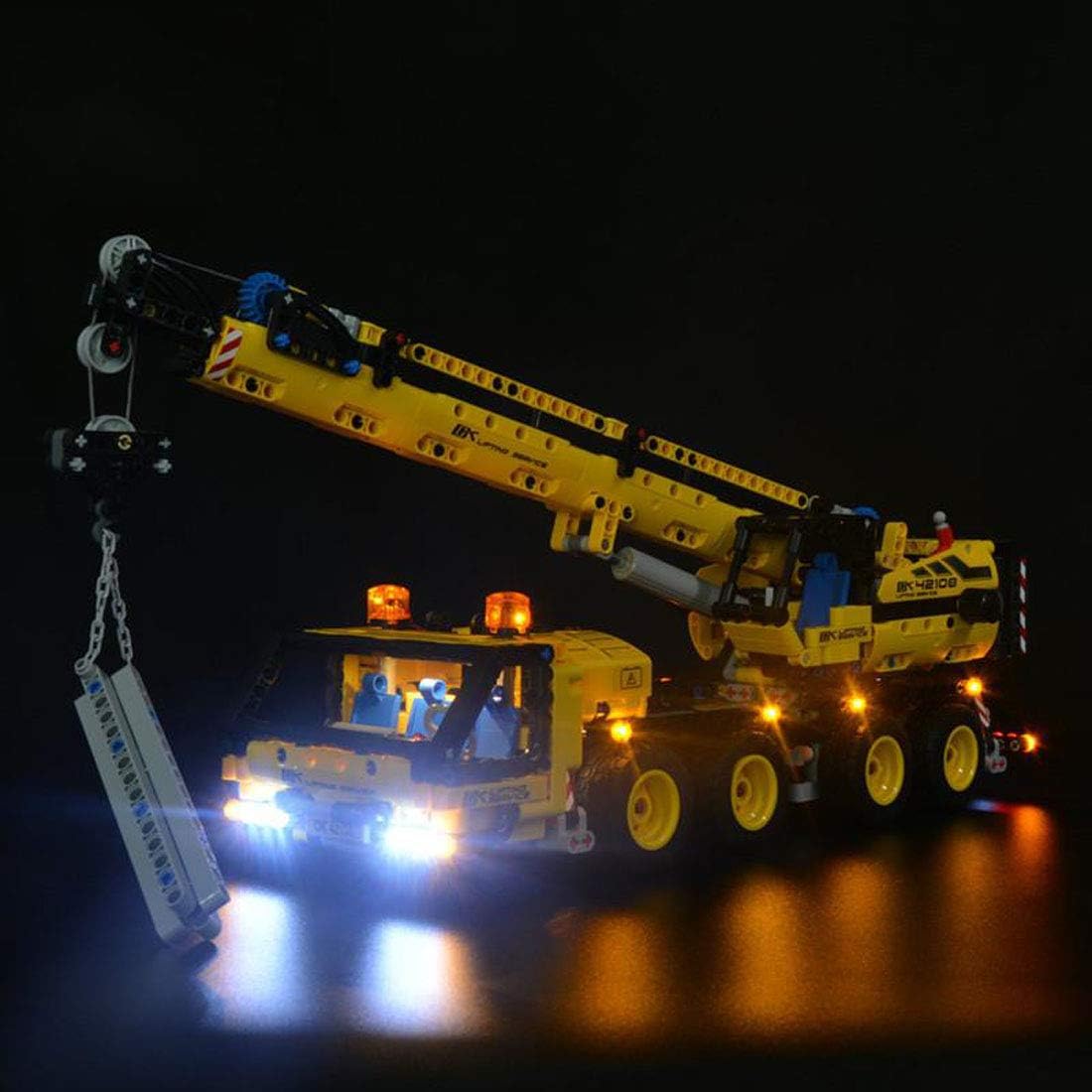 PEXL LED Lighting Kit for LEGO Mobile Crane, Compatible with Lego Technic 42108 (Not Include the Lego Set)