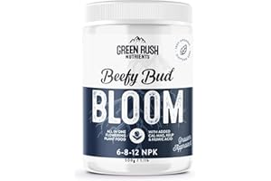 Green Rush Nutrients Organic Beefy Bud Bloom Plant Food Nutrients for Bloom & Flowering Stage Plants (500 g)
