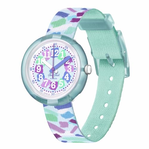 Flik Flak Girl Kids Watch Biosourced Quartz Waterproof Confetti Chaos