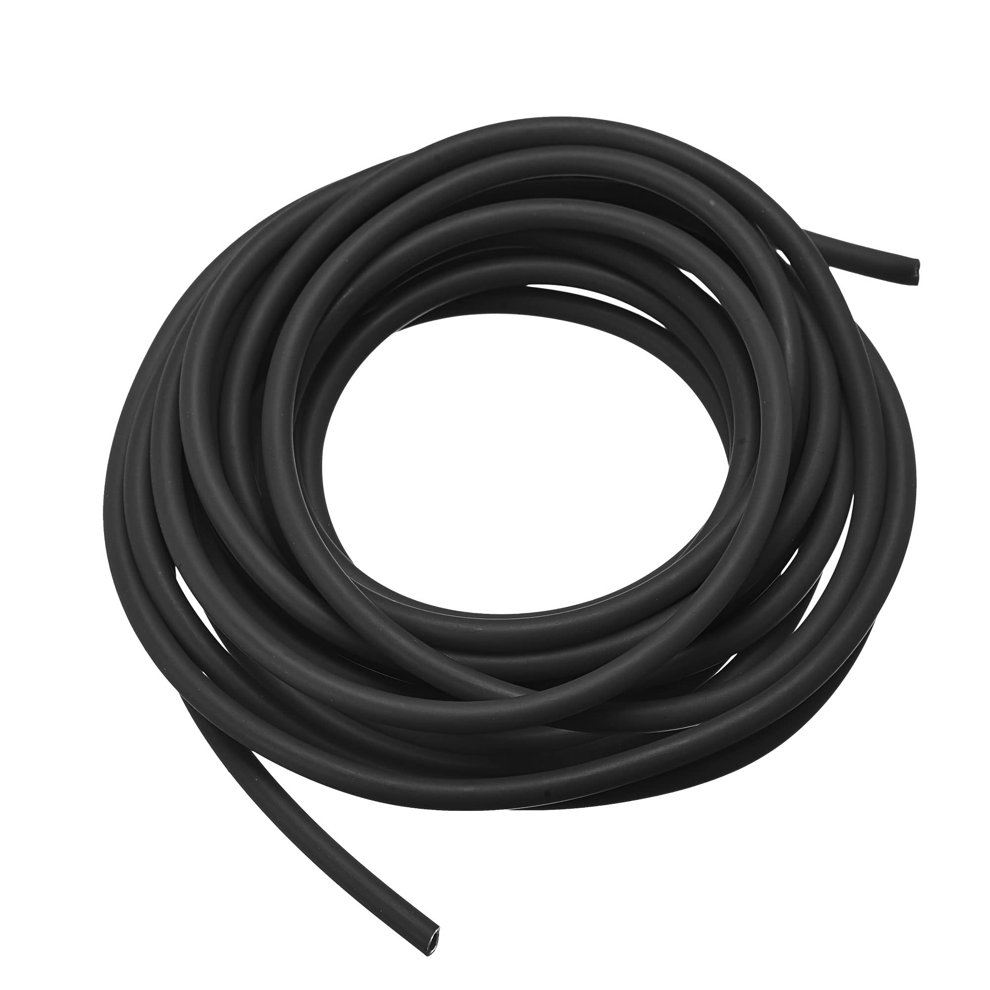 Photo 1 of MECCANIXITY Natural Latex Rubber Tubing 1/16" ID 1/8" OD 10ft Black Highly Elastic for Sports Exercise Fitness